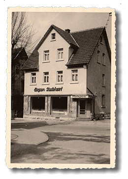 Das Ladengeschäft in der Stuttgarterstarße, Geislingen, früher